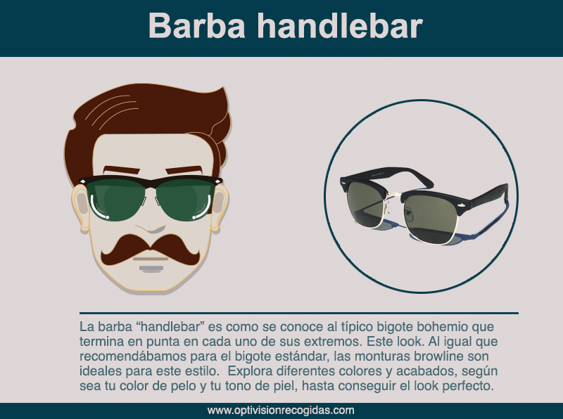 Gafas de Sol - Barba estilo Handlebar
