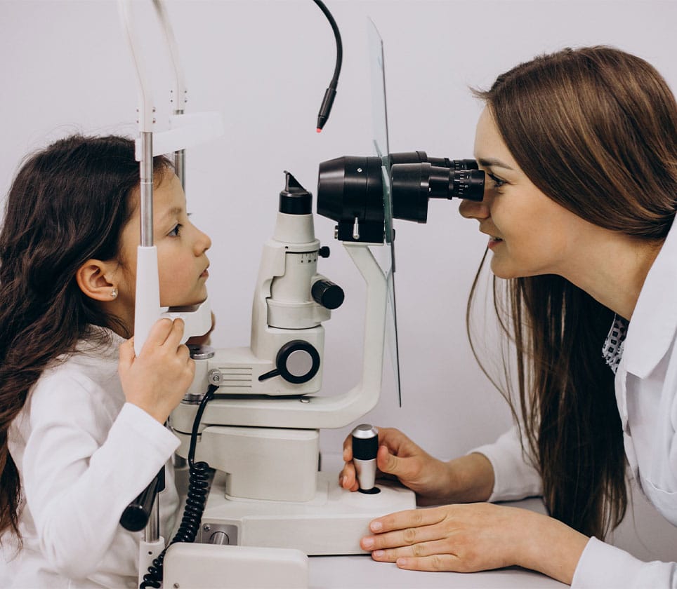 Revisión infantil ocular